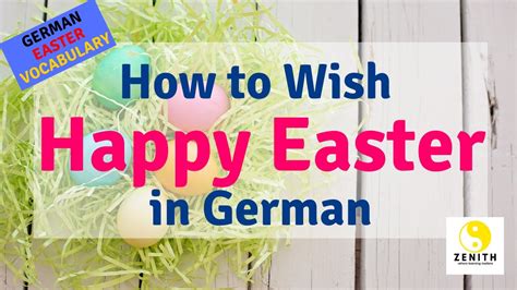 happy easter in german translation